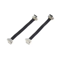 Kabel USB2.0 Tipe C Fleksibel Tipis Rata 90 Derajat FPC Kabel Pengisian Daya Tipe C Pendek FPV