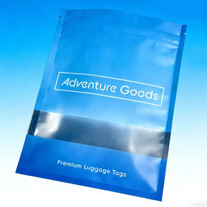 ถุงพลาสติกแบบกำหนดเอง ซีลสามด้าน มีซิป สำหรับใส่ของใช้เดินทาง มีหน้าต่าง - Product Image 2