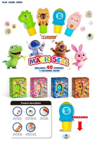 Set de Pegatinas Impermeables de Diseño Kawaii de Capibara y Foca, Personalizadas, Lindas y Famosas, con Caja de Color para <span class=keywords><strong>Trendyol</strong></span> - Product Image 6