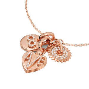 Gemnel lujo hombres joyería chapado en oro corazón redondo moneda colgante collar - Product Image 5