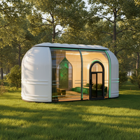 Dôme géodésique moderne en polycarbonate pour la maison entière, tente bulle de glamping extérieure, tente igloo à vendre pour hôtels et camping