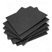 Pelat Serat Karbon DUSHI Custom 3K Twill Matte Tahan Air Ultra-Ringan Kekakuan Tinggi Kekuatan Tinggi untuk Komponen Rangka UAV