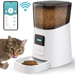 Dog Pet <span class=keywords><strong>Feeder</strong></span> Camera Wifi ứng dụng điện thoại di động điều khiển từ xa vi mạch tự động vật nuôi trung chuyển - Product Image 2
