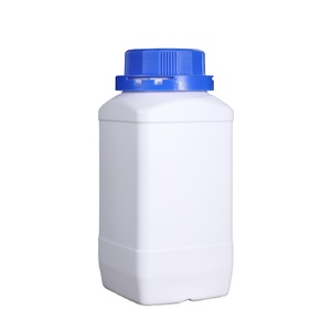 1000ml <strong>1L</strong> Thickened HDPE Wide Mouth Reagent Bottle Square Sample Solvent <strong>Container</strong> With Anti-theft Cover - Product Image 6