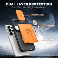 Nuevo Modelo Plegable para Samsung Galaxy Z Fold 7/Fold 8/Flip7, Anillo Soporte, Antigolpes, Colorido, Protección de Pantalla