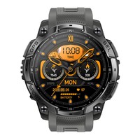 Montre connectée K76A GPS avec positionnement six étoiles, écran AMOLED de 1,43 pouce, batterie de 530 mAh, plus de 100 modes sportifs, lampe de poche, étanche 3 ATM