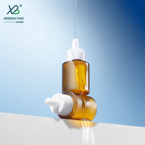 ขวดน้ำค้างแข็งสีน้ำตาล30มล. พร้อมไหล่แบน + ฝาหยดพลาสติก - Product Image 4