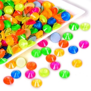 Oleeya Vente en gros 14400 pièces de strass en verre aux couleurs néon et opale, non thermocollants, pour la décoration des ongles - Product Image 2