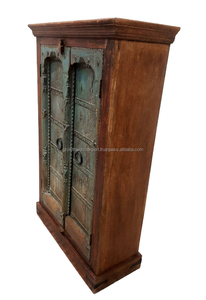 ตู้โชว์ไม้รีไซเคิล Almirah ทำด้วยมือมาใหม่ตู้ไม้ Almirah แบบยึดได้สวยงามแบบพิเศษ - Product Image 2