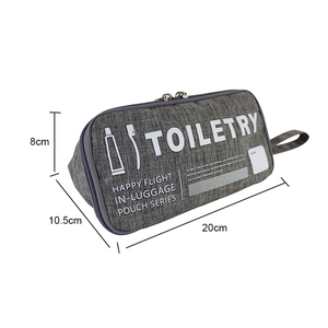 Nylon Cosmetic <b>Bags</b> Fashion Travel for Toiletry Pouch with Black Zipper Waterproof Makeup <b>Bag</b> for Daily Usage - Product Image 4