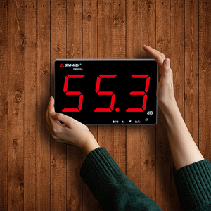 SNDWAY SW-525A 9,6 дюймов Большой экран красный ЖК-дисплей тип 1 измеритель шума настенный измеритель уровня звука - Product Image 5