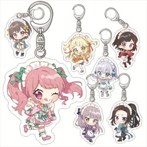 Petit cadeau en gros mignon <span class=keywords><strong>BanG</strong></span> <span class=keywords><strong>Dream</strong></span> personnage d'anime Poppin Party anime acrylique porte-clés pendentif - Product Image 1