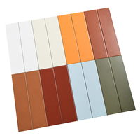 Carreaux de céramique mats modernes, carreaux muraux en céramique de style antique colorés, 75x300mm, adaptés aux maisons et bureaux de style minimaliste