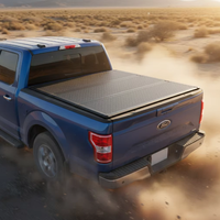 Couverture de benne rigide manuelle à trois plis coulissante pour pick-up Silverado Ford Raptor/Ranger Nissan Navara NP300 D23 D40 Titan