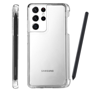 เคสป้องกันการกระแทก TPU นิ่มใสใสสำหรับ <span class=keywords><strong>S</strong></span>-<span class=keywords><strong>Pen</strong></span> สำหรับ Samsung Galaxy <span class=keywords><strong>S21</strong></span> <span class=keywords><strong>Ultra</strong></span> 5G - Product Image 1