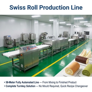 Línea de Producción de Bizcochos Esponjosos Industrial Personalizada YUCHO de 100-500 kg/h con Sistema de Aireación de Precisión para Bizcochos <span class=keywords><strong>Jaffa</strong></span> y Bizcochos Enrollados - Product Image 3