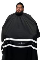 Bata de peluquería para barberos, bata de corte de longitud completa, impermeable, delantal de peluquería para corte de pelo y colores
