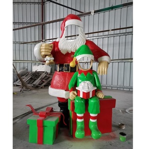 Décoration de noël avec trou, 1 pièce, sur mesure, en fibre de verre, nouveau produit - Product Image 1