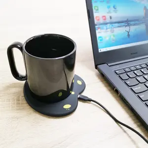 USB cup ấm hơn cà phê sữa trà nước Mug nóng 3 GE cà phê Mug ấm hơn vobaga 4 giờ tự động shut-off co