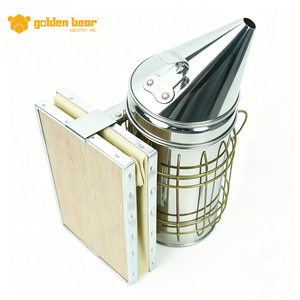 Ahumador de Abejas de Acero Inoxidable Golden Bear S-2(M) con Protector Térmico, 1 Año de Garantía, 0.85 kg, para Equipos de Apicultura - Product Image 5