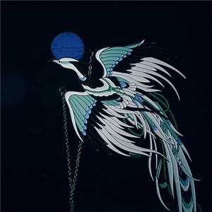 Marque-pages métalliques en forme de phénix, personnalisation de style chinois ancien, beau cadeau pour un ami - Product Image 3