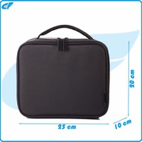 Trousse de maquillage professionnelle 2 couches personnalisée durable Mallette de rangement de voyage Diviseurs rembourrés en éponge Sac à cosmétiques en EVA