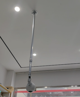 Support de montage mural/plafond inclinable et pivotant réglable de 1 à 1,5 m de qualité OEM ODM pour caméra de surveillance CCTV