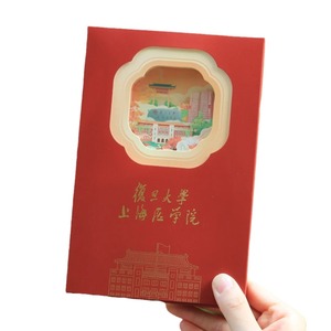 Tùy chỉnh đặc biệt A5 nghệ thuật giấy bìa 100 trang thành phần máy tính xách tay 100gsm bìa cứng may ràng buộc dễ thương cửa sổ trên bìa - Product Image 1