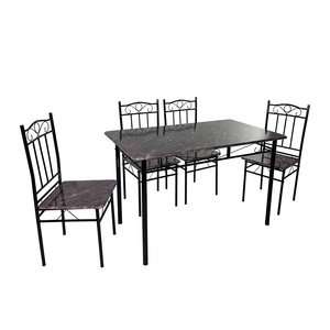 Ensemble de <span class=keywords><strong>table</strong></span> <span class=keywords><strong>à</strong></span> <span class=keywords><strong>manger</strong></span> moderne et abordable avec 5 pièces, style mobilier de salle <span class=keywords><strong>à</strong></span> <span class=keywords><strong>manger</strong></span>, origine DS-024 - Product Image 4