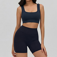 Ensemble de sport 2 pièces pour femme : soutien-gorge de sport et short taille haute – Vêtements de fitness en gros