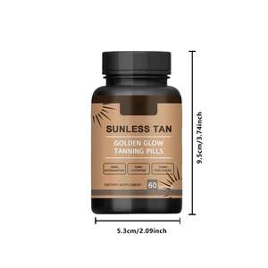 Capsules de <span class=keywords><strong>bronzage</strong></span> favorisant la mélanine pour un hâle naturel rapide et profond, complément alimentaire pour un <span class=keywords><strong>bronzage</strong></span> <span class=keywords><strong>sans</strong></span> <span class=keywords><strong>soleil</strong></span>, 60 gélules - Product Image 3