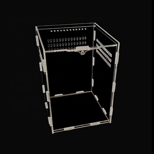 스파이더 아크릴 디스플레이 케이스 파충류 사육장 상자 타란튤라 아크릴 스파이더 사육장 - Product Image 3