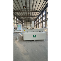 Machine de perçage et de fraisage CNC OUWO avec table rotative de 1800 mm, fonction d'usinage sur trois côtés pour profilés en aluminium et en PVC