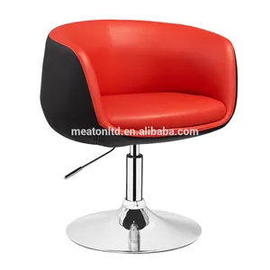 Silla de Salón Moderna de Cuero Sintético al por Mayor, Silla Giratoria Redonda para <span class=keywords><strong>Peluquería</strong></span>, Silla de Belleza - Product Image 4