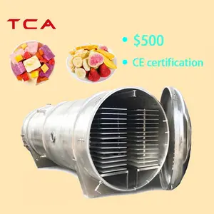 TCA 100kg 동결 건조 과일 기계 과일 진공 동결 건조기 CE 10 평방 미터 과일 동결 건조기