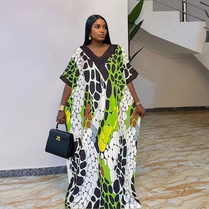 Nouvelle Robe Décontractée Ample Style Ethnique pour Fête, Tendance 2026, Élégante Imprimée pour Femme, Grande Taille, en Polyester Infroissable - Product Image 3
