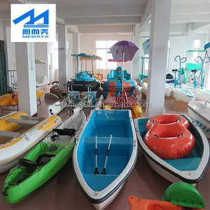 Factory price outlet fiberglass handle paddle rowing boat 3.7m fishing boat (M-007) speedboat