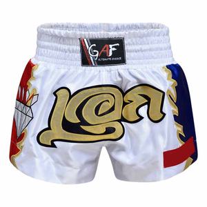 GAF Mejor calidad Entrenamiento de boxeo Lucha Mejor diseño Tailandés Boxeo corto muay thai corto taekwondo uniforme pantalones cortos de boxeo - Product Image 1