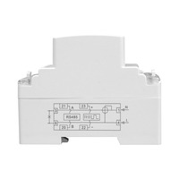 Monofásico AC 230V 60A Medidor de energía eléctrica KWH RS485 Modbus Comunicación Salida de pulso Consumo de energía
