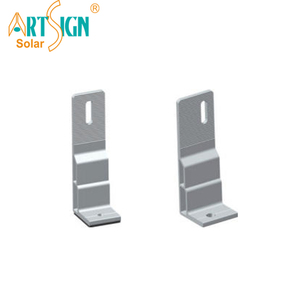 Support de montage de panneau solaire en forme de L <span class=keywords><strong>pour</strong></span> toit métallique en aluminium 6005-T5, support solaire réglable en forme de L <span class=keywords><strong>pour</strong></span> système de support photovoltaïque |   Art Sign - Product Image 4