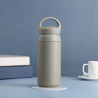 Bouteille d'eau minimaliste de haute qualité en acier inoxydable à double paroi isolée sous vide, écologique, résistante à l'eau bouillante, 12-24 heures