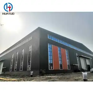 Gas Station Metal Garage Storage Units Easy Build Light Warehouse Steel Building