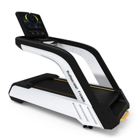 Tapis roulant électrique spécial salle de sport, grande taille, qualité commerciale, absorption des chocs, multifonction, silencieux, écran tactile intelligent, moteur 3HP