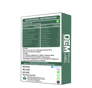 Tabletas Avanzadas para el Cuidado del Hígado, Fortificadas con Extracto de Cardo Mariano y Mezcla de Hierbas Nutracéuticas, Etiqueta Blanca - Product Image 4