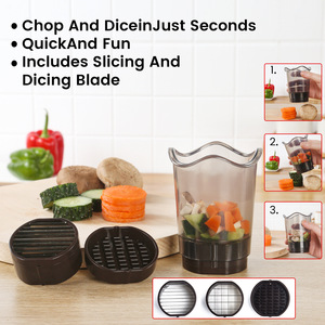 Attrezzatura da <span class=keywords><strong>Cucina</strong></span> di Alta Qualità per Affettare con Contenitore per Frutta, Verdura, Fragole, Banane - Essenziale in <span class=keywords><strong>Cucina</strong></span> - Product Image 4