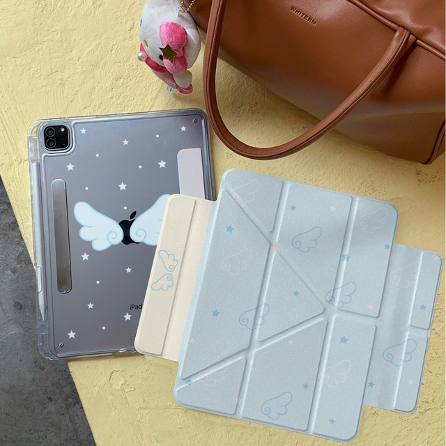 Cute Star Wings suitable for iPad Pro 13-inch tablet case Air side-suction mini with pen slot 10th generation