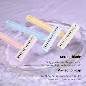 LMLTOP Two Blade Shaving Razors With Replace Head A0208 Hair Remover Bikini Shaving knife Disposable Women Razors System Shaver