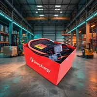 Baterai Lithium Forklift Industri 24V 48V 80V 76.8v 404Ah OEM LiFePO4 untuk Forklift Listrik, Traktor