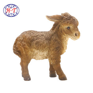 庭の装飾的なロバ像、リアルな等身大の像ロバ/ - Product Image 1