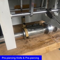 Machine à sacs en papier entièrement automatique 220TJ avec poignée torsadée SOS, pour sacs de courses, sacs à emporter et sacs à fond carré